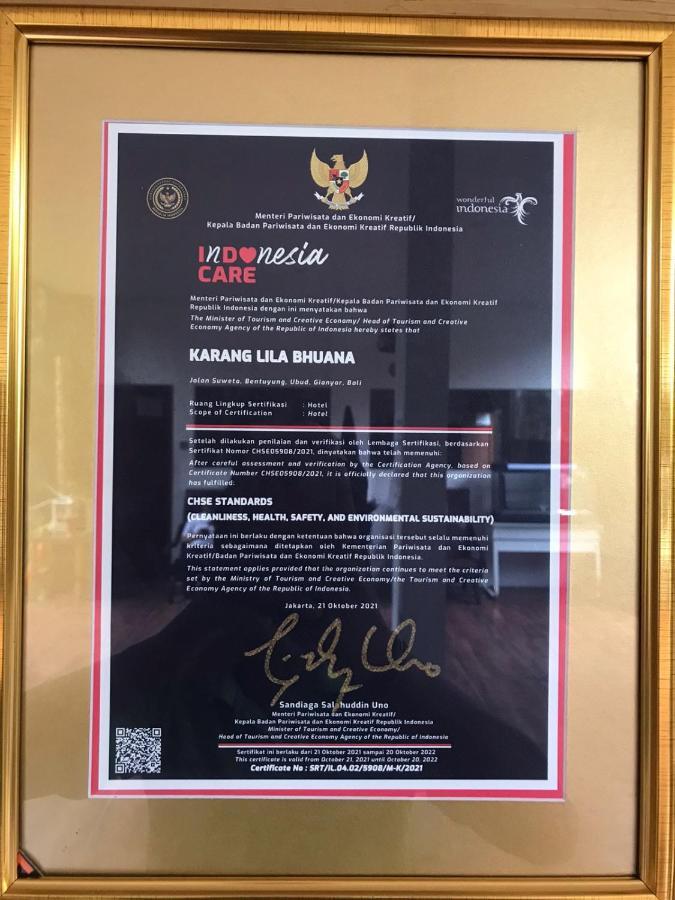 Karang Lila Bhuana Ubud Kültér fotó