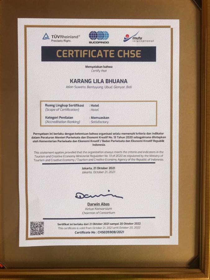 Karang Lila Bhuana Ubud Kültér fotó